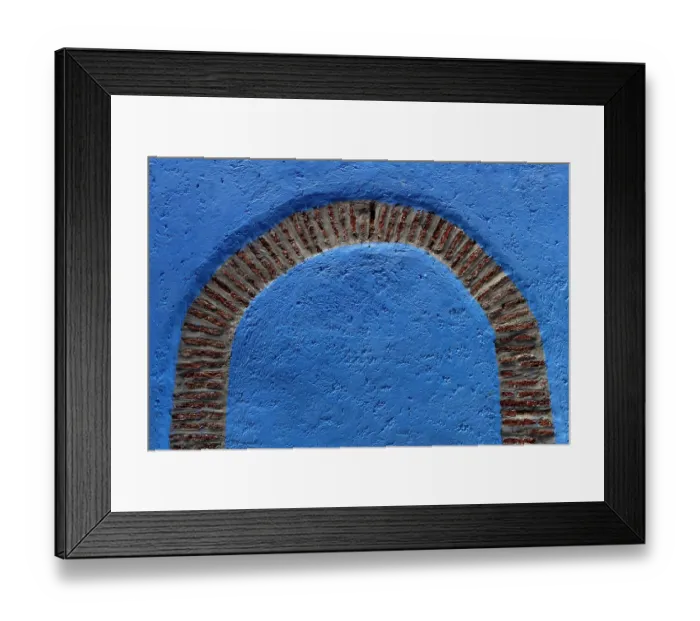 Framed Print : Africa, Morocco, Chefchaouen. Arch design on blue wall. ©Bill Young / Jaynes Gallery / DanitaDelimont.com Framed Print : Africa, Morocco, Chefchaouen. Arch design on blue wall. ©Bill Young / Jaynes Gallery / DanitaDelimont.com