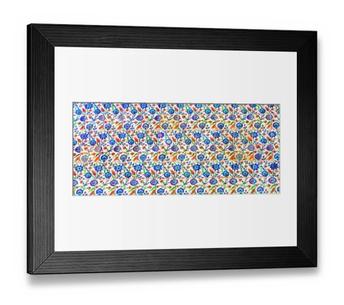 Framed Print : Blue Mosque decorations, Istanbul, Turkey. Blue Mosque or Sultan Ahmed Mosque built in 1616 by Ottoman Turks Framed Print : Blue Mosque decorations, Istanbul, Turkey. Blue Mosque or Sultan Ahmed Mosque built in 1616 by Ottoman Turks