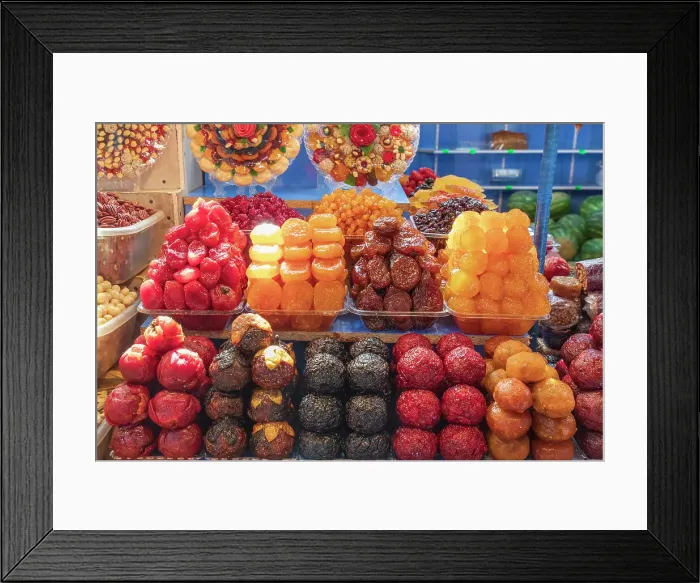 Framed Print : Armenia, Yerevan. Farmer's market. Dried fruits Framed Print : Armenia, Yerevan. Farmer's market. Dried fruits