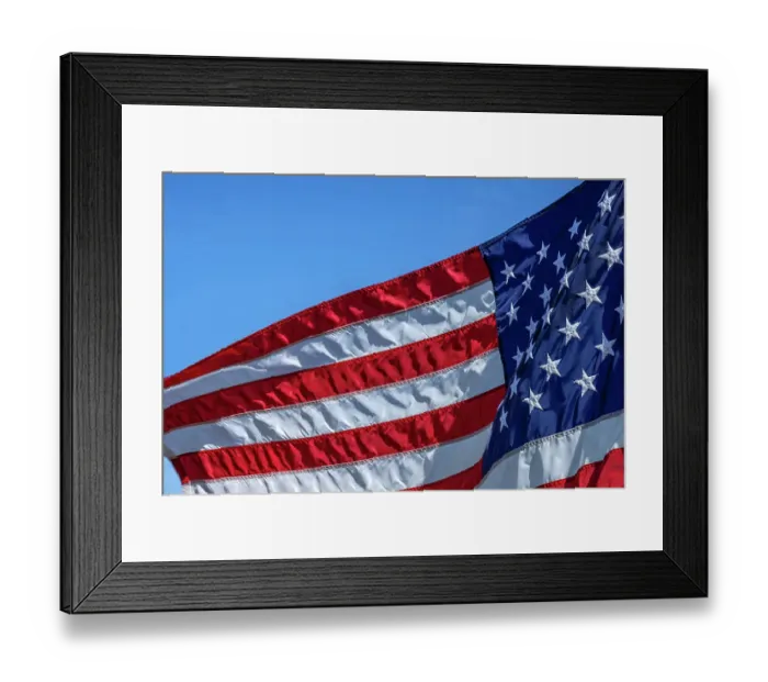 Framed Print : American flag Framed Print : American flag