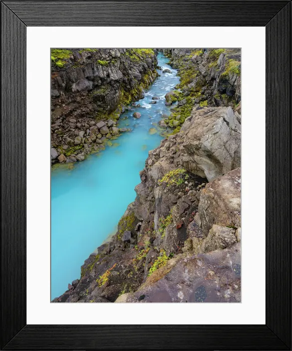 Framed Print : The highlands of Iceland near the 4x4 track called Sprengisandur, Iceland