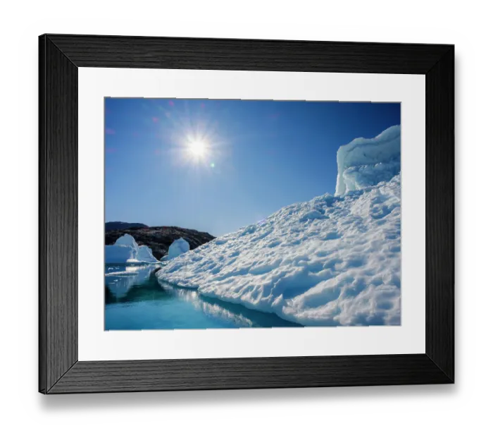 Framed Print : Landscape with icebergs in the Sermilik (Sermiligaaq) Icefjord in East Greenland. Ammassalik, Danish Territory Framed Print : Landscape with icebergs in the Sermilik (Sermiligaaq) Icefjord in East Greenland. Ammassalik, Danish Territory