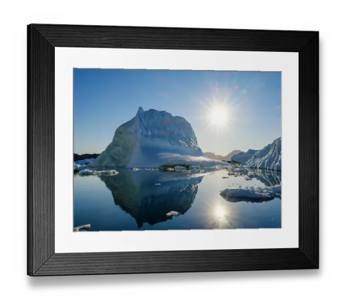 Framed Print : Landscape with icebergs in the Sermilik (Sermiligaaq) Icefjord in East Greenland. Ammassalik, Danish Territory Framed Print : Landscape with icebergs in the Sermilik (Sermiligaaq) Icefjord in East Greenland. Ammassalik, Danish Territory