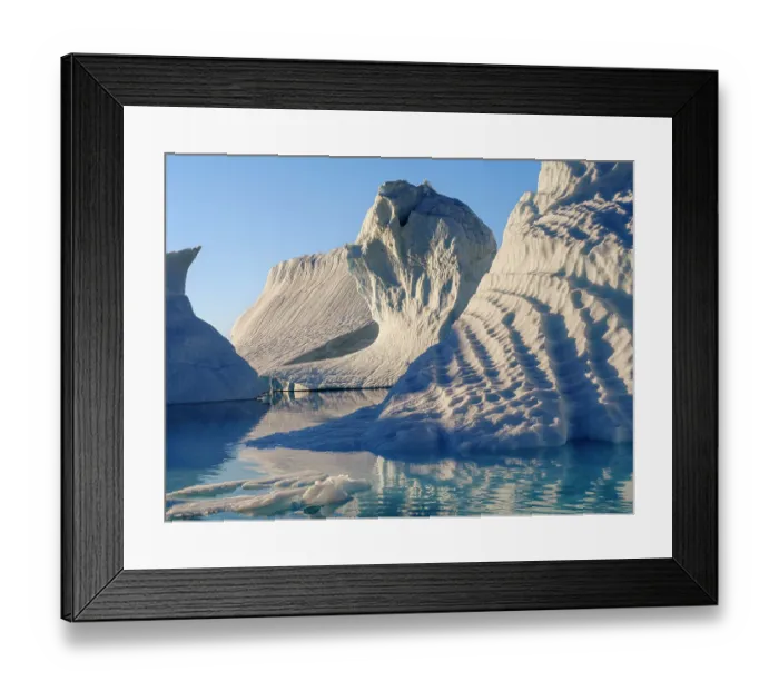 Framed Print : Landscape with icebergs in the Sermilik (Sermiligaaq) Icefjord in East Greenland. Ammassalik, Danish Territory Framed Print : Landscape with icebergs in the Sermilik (Sermiligaaq) Icefjord in East Greenland. Ammassalik, Danish Territory