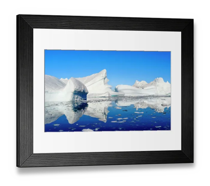 Framed Print : Landscape with icebergs in the Sermilik (Sermiligaaq) Icefjord in East Greenland. Ammassalik, Danish Territory Framed Print : Landscape with icebergs in the Sermilik (Sermiligaaq) Icefjord in East Greenland. Ammassalik, Danish Territory