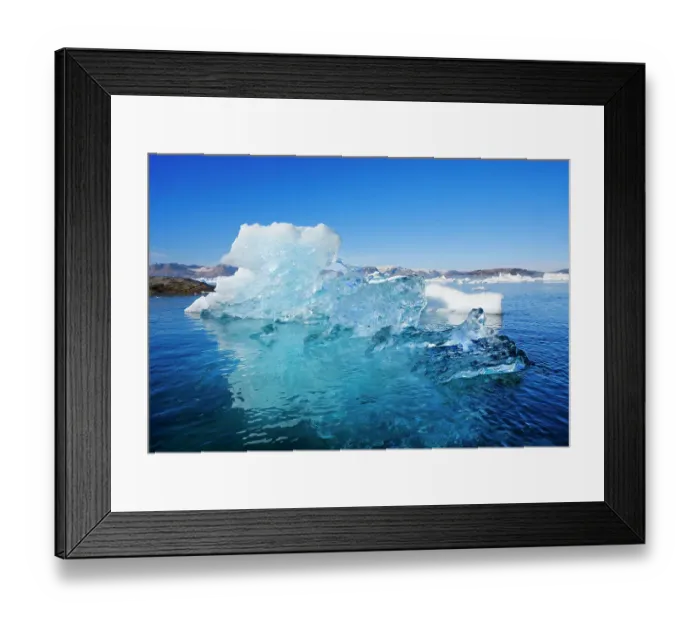 Framed Print : Landscape with icebergs in the Sermilik (Sermiligaaq) Icefjord in East Greenland. Ammassalik, Danish Territory Framed Print : Landscape with icebergs in the Sermilik (Sermiligaaq) Icefjord in East Greenland. Ammassalik, Danish Territory