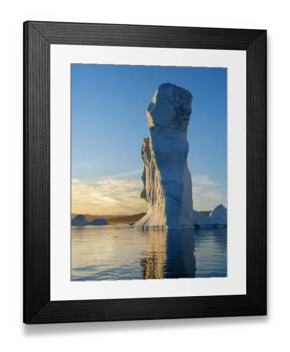 Framed Print : Landscape with icebergs in the Sermilik (Sermiligaaq) Icefjord in East Greenland. Ammassalik, Danish Territory Framed Print : Landscape with icebergs in the Sermilik (Sermiligaaq) Icefjord in East Greenland. Ammassalik, Danish Territory