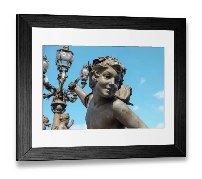 Framed Print : Paris, France. Statue on the Pont des Invalides bridge Framed Print : Paris, France. Statue on the Pont des Invalides bridge