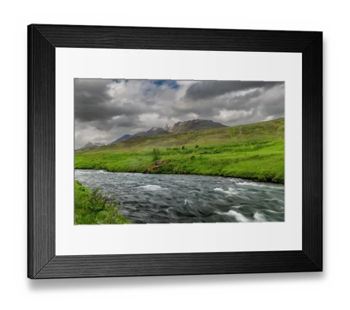 Framed Print : Oxnadalsa River in the north of Iceland Framed Print : Oxnadalsa River in the north of Iceland