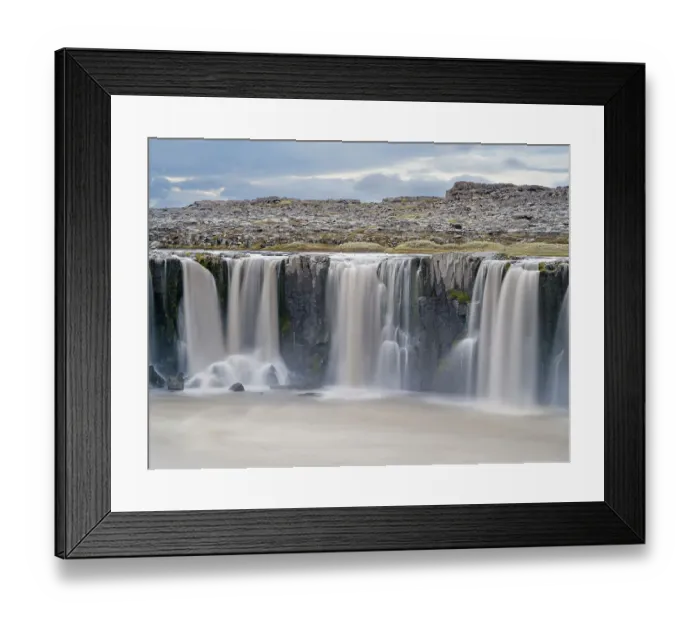 Framed Print : Waterfall Selfoss in the Vatnajokull National Park. Selfoss is the first of several waterfalls of river Jokulsa a Fjollum in the canyon Jokulsargljufur. Iceland Framed Print : Waterfall Selfoss in the Vatnajokull National Park. Selfoss is the first of several waterfalls of river Jokulsa a Fjollum in the canyon Jokulsargljufur. Iceland