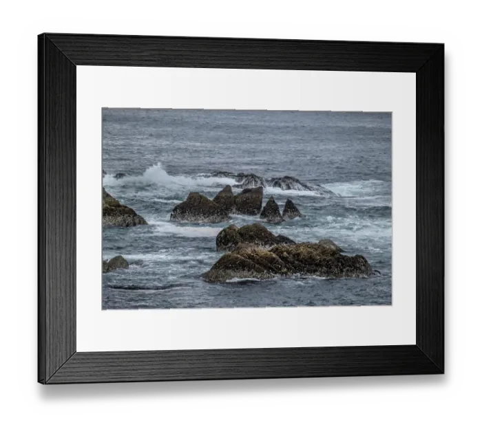 Framed Print : Dangerous rugged coastline is found along the Wild Atlantic Way In County Mayo, Ireland Framed Print : Dangerous rugged coastline is found along the Wild Atlantic Way In County Mayo, Ireland