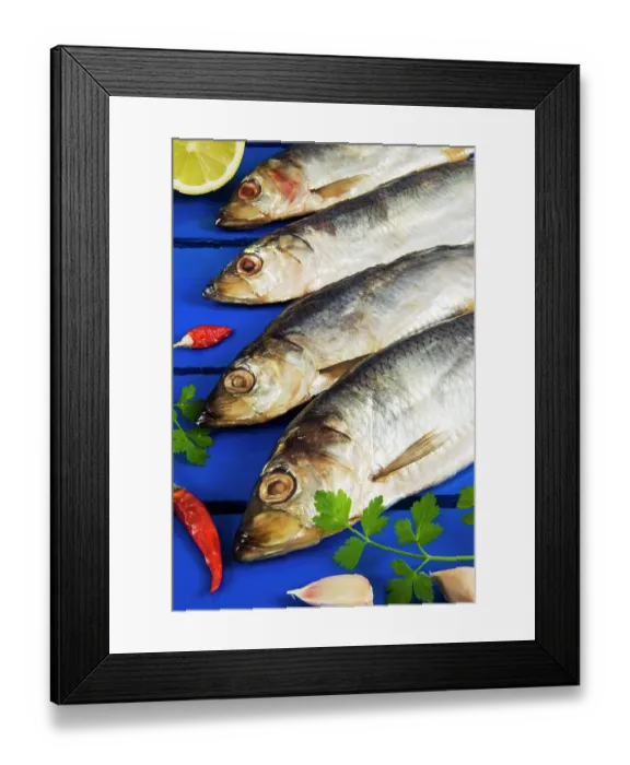 Framed Print : Dried and smoked Atlantic herring (Clupea harengus) Framed Print : Dried and smoked Atlantic herring (Clupea harengus)