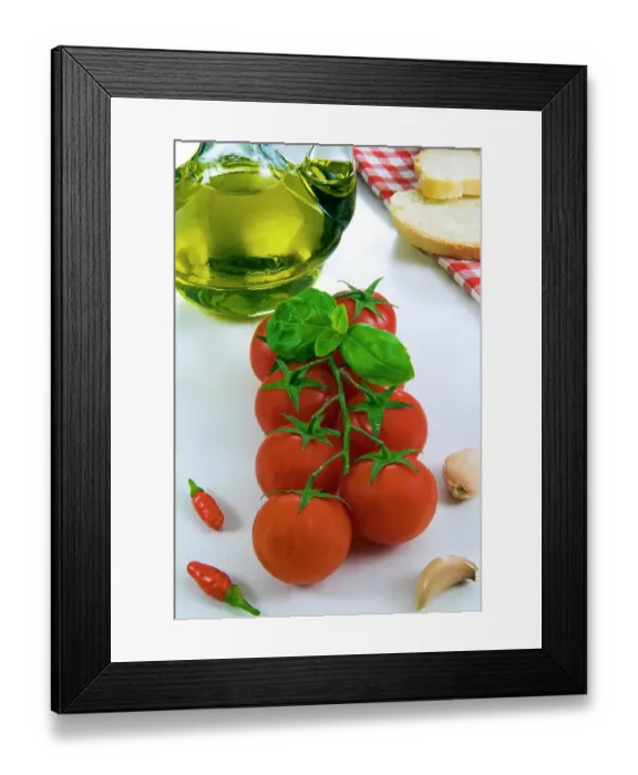 Framed Print : Vine tomato, tomato of Pachino (Province of Syracuse, Sicily, Italy) Framed Print : Vine tomato, tomato of Pachino (Province of Syracuse, Sicily, Italy)
