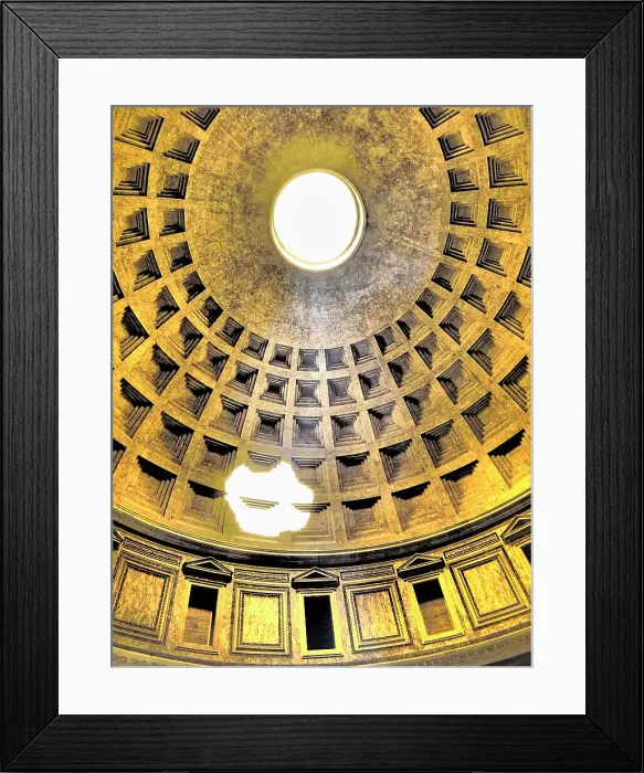 Framed Print : Italy, Rome. Infrared inside the Pantheon Framed Print : Italy, Rome. Infrared inside the Pantheon