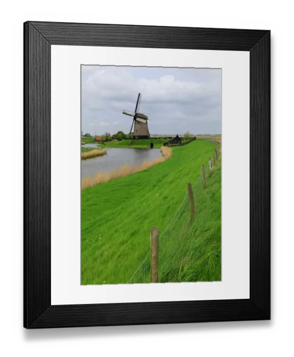 Framed Print : Netherlands, Noth Holland. Molencomplex. Schermerhorn. Windmills Framed Print : Netherlands, Noth Holland. Molencomplex. Schermerhorn. Windmills