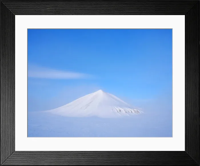 Framed Print : Glacier Rabotbreen and Nunatak Kopingfjellet in Sassen-Buensow Land National Park. Winter landscape on the island Spitsbergen in the Svalbard Archipelago. Scandinavia, Norway Framed Print : Glacier Rabotbreen and Nunatak Kopingfjellet in Sassen-Buensow Land National Park. Winter landscape on the island Spitsbergen in the Svalbard Archipelago. Scandinavia, Norway