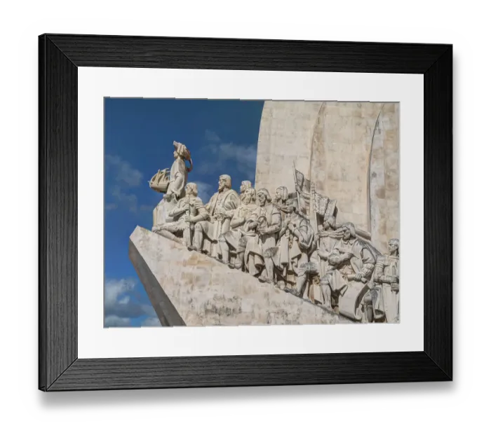 Framed Print : Portugal, Lisbon. Monument to the Discoveries (Padrao dos Descobrimentos), Belem District