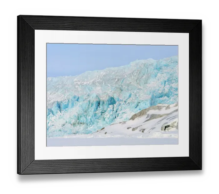 Framed Print : Glacier Nordenskioldbreen and frozen Adolfbukta. Winter landscape on the island Spitsbergen in the Svalbard Archipelago. Scandinavia, Norway Framed Print : Glacier Nordenskioldbreen and frozen Adolfbukta. Winter landscape on the island Spitsbergen in the Svalbard Archipelago. Scandinavia, Norway
