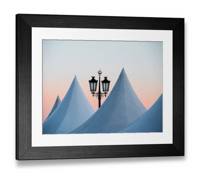 Framed Print : Portugal, Lisbon. Street lamp and top of artist tents at dusk in Commerce Square (Praca do Comercio) Framed Print : Portugal, Lisbon. Street lamp and top of artist tents at dusk in Commerce Square (Praca do Comercio)