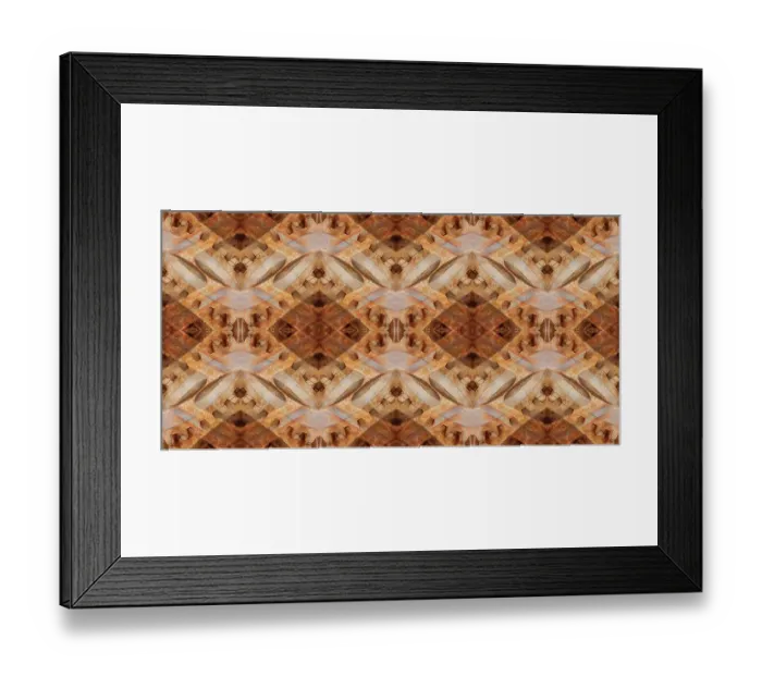 Framed Print : Rusted metal abstract