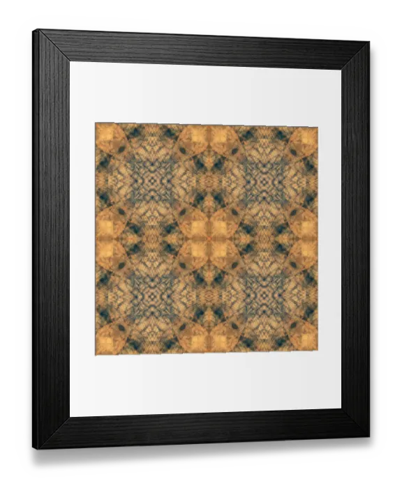 Framed Print : Earth tone and blue abstract Framed Print : Earth tone and blue abstract