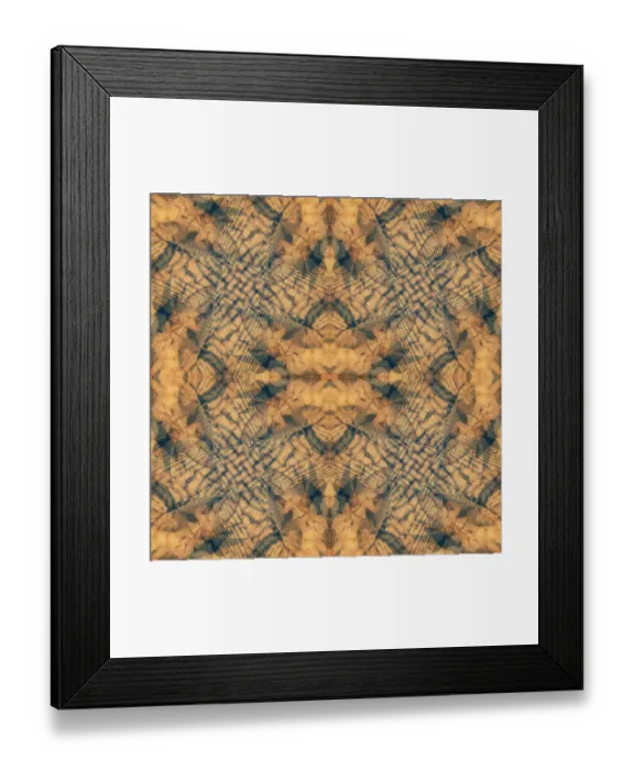Framed Print : Earth tone and blue abstract Framed Print : Earth tone and blue abstract