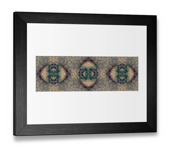 Framed Print : Turquoise, magenta, blue and gray abstract Framed Print : Turquoise, magenta, blue and gray abstract