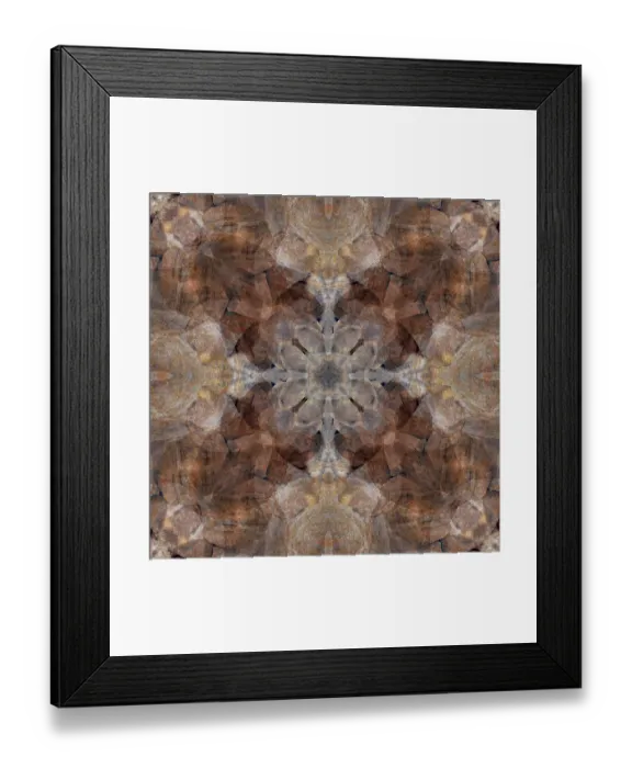 Framed Print : Blue and brown abstract Framed Print : Blue and brown abstract