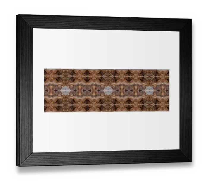 Framed Print : Blue and brown abstract Framed Print : Blue and brown abstract