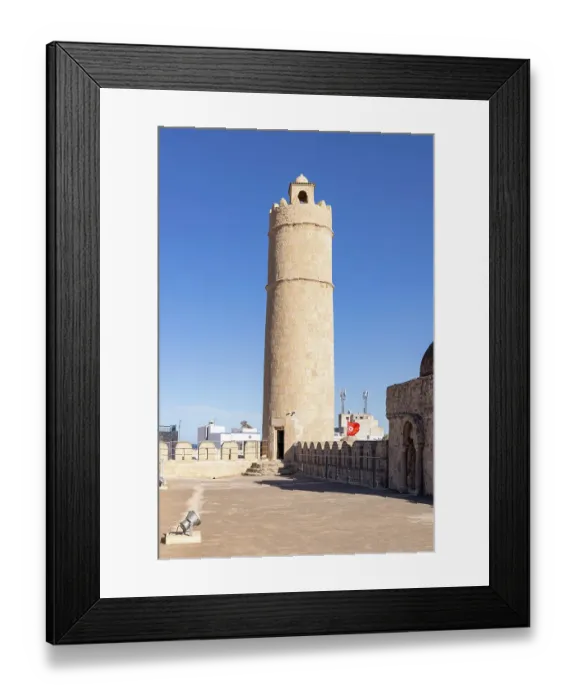 Framed Print : Sousse, Tunisia. Fortification tower on the Ribat of Sousse Framed Print : Sousse, Tunisia. Fortification tower on the Ribat of Sousse