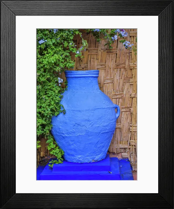 Framed Print : Morocco, Marrakech. Majorelle Garden (Jardin Majorelle) Framed Print : Morocco, Marrakech. Majorelle Garden (Jardin Majorelle)