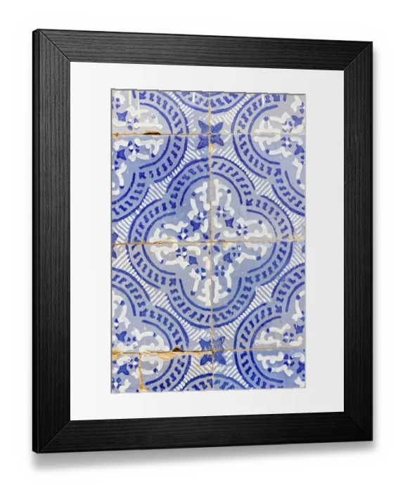 Framed Print : Tunis, Tunisia. Blue decorative tiles on a house near the Tunis Souk Framed Print : Tunis, Tunisia. Blue decorative tiles on a house near the Tunis Souk