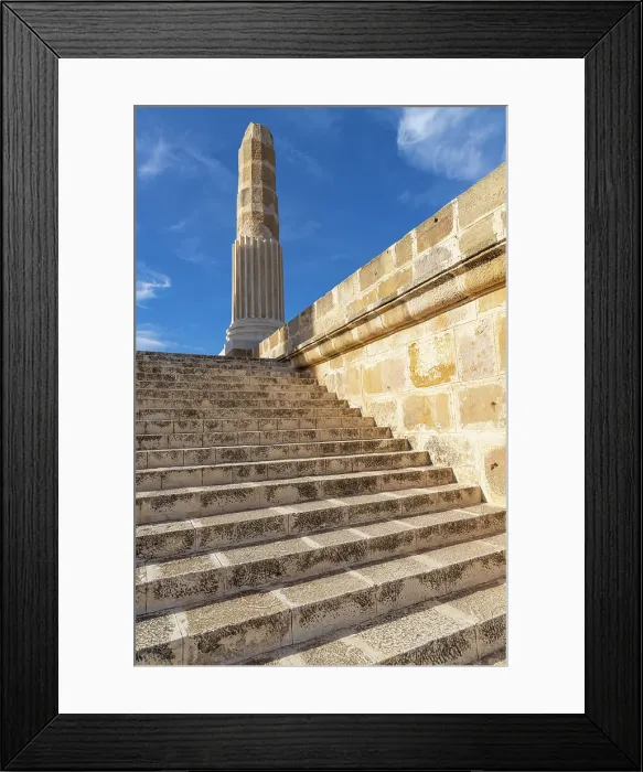 Framed Print : Ben Arous, Tunisia. Ruins of the Roman Capitol at the Uthina Archaeological Site Framed Print : Ben Arous, Tunisia. Ruins of the Roman Capitol at the Uthina Archaeological Site