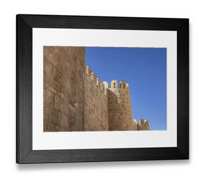 Framed Print : Sousse, Tunisia. Exterior view of the fortifications of the Ribat of Sousse Framed Print : Sousse, Tunisia. Exterior view of the fortifications of the Ribat of Sousse