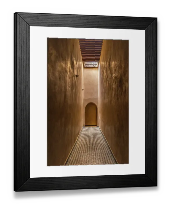 Framed Print : Morocco, Marrakech. Bahia Palace detail Framed Print : Morocco, Marrakech. Bahia Palace detail