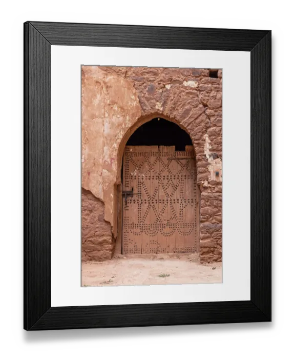 Framed Print : Morocco, High Atlas Mountains, Ouarzazate Province. Col du Tichka