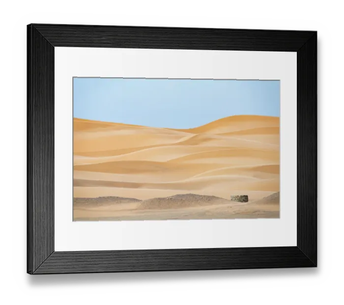Framed Print : Africa, Morocco, Erg Chebbi. Desert landscape. ©Bill Young  /  Jaynes Gallery  /  DanitaDelimont.com