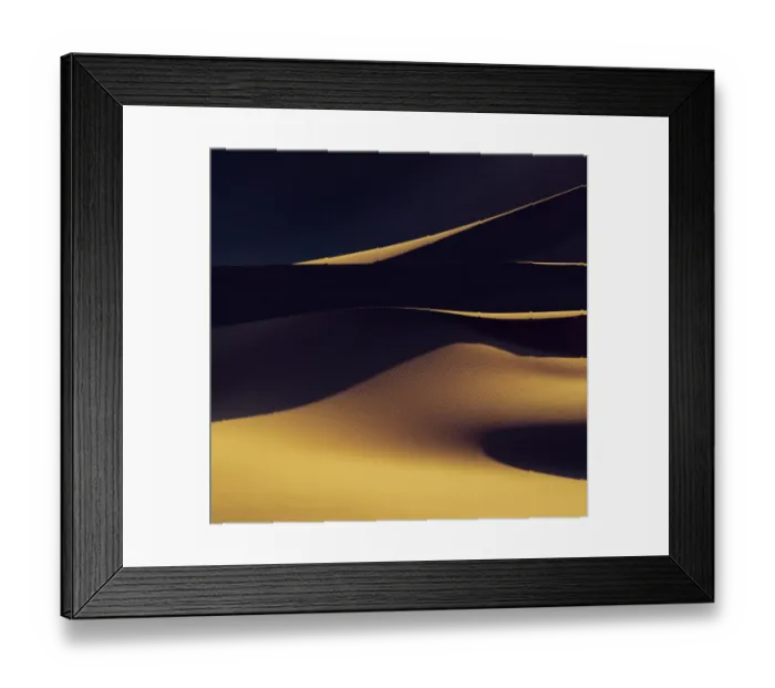 Framed Print : Africa, Erg Chebbi, Morocco. Desert dune contrast. ©Bill Young  /  Jaynes Gallery  /  DanitaDelimont.com