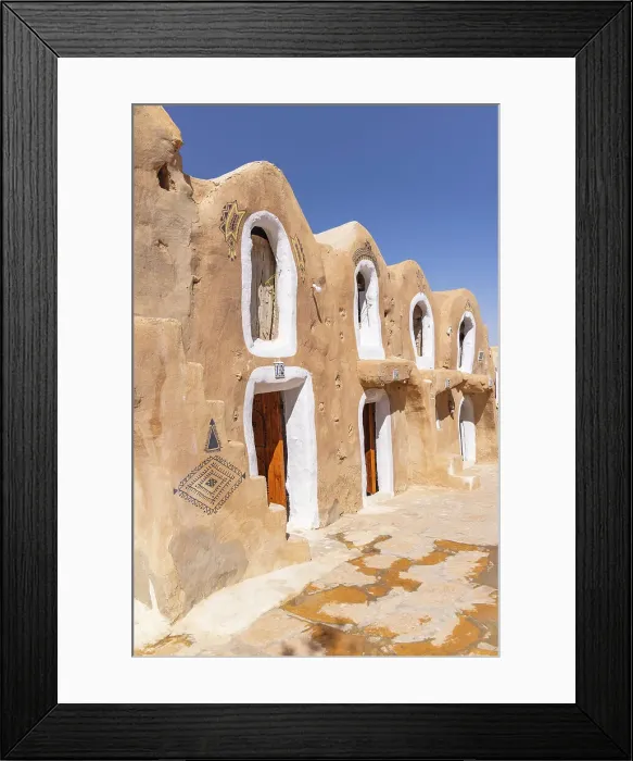 Framed Print : Tataouine, Tunisia. Traditional buildings in the ancient Berber town of Ksar Ouled Soltane Framed Print : Tataouine, Tunisia. Traditional buildings in the ancient Berber town of Ksar Ouled Soltane