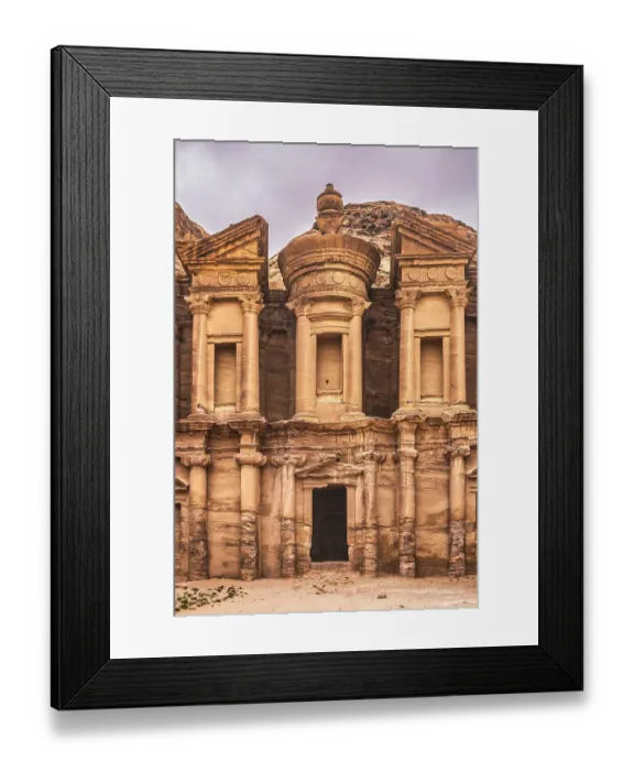 Framed Print : Monastery, Petra, Jordan