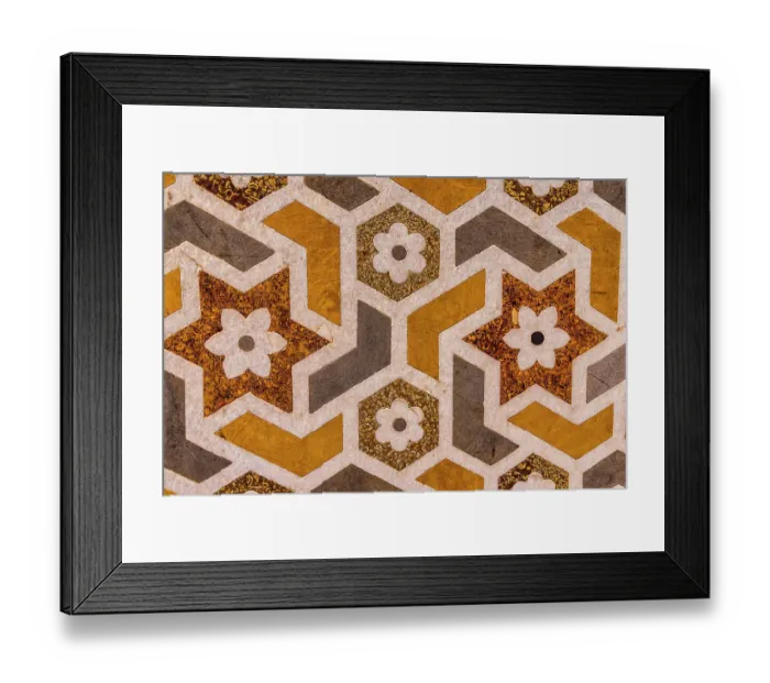 Framed Print : Mosaic, Little Taj, Agra, India Framed Print : Mosaic, Little Taj, Agra, India