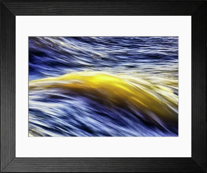Framed Print : One of the many freshwater rivers from the central mountains meeting the salty Indian Ocean, Bali, Indonesia