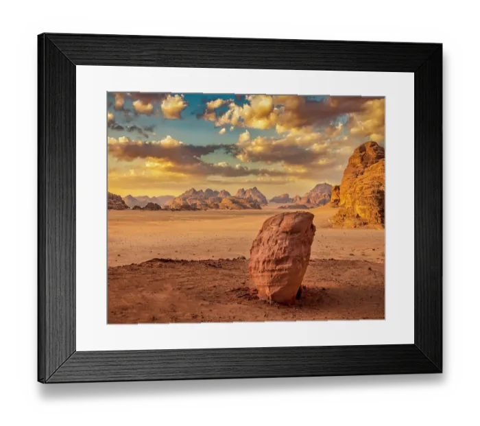 Framed Print : Wadi Rum sunrise, Jordan