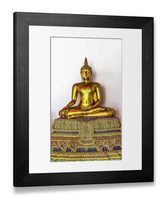 Framed Print : Colorful ornate golden Buddhas Phra Rabiang, Wat Pho Temple, Bangkok, Thailand. Temple built in 1600's. Phra contains many historical buddhas from all over Thailand Framed Print : Colorful ornate golden Buddhas Phra Rabiang, Wat Pho Temple, Bangkok, Thailand. Temple built in 1600's. Phra contains many historical buddhas from all over Thailand