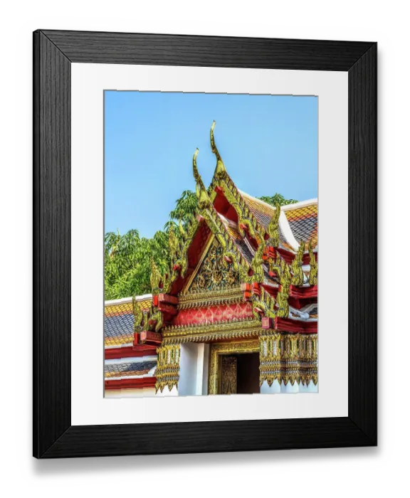 Framed Print : Red Buddha, Wat Pho Temple, Bangkok, Thailand. Built in 1600's. One of the oldest temples in Thailand Framed Print : Red Buddha, Wat Pho Temple, Bangkok, Thailand. Built in 1600's. One of the oldest temples in Thailand