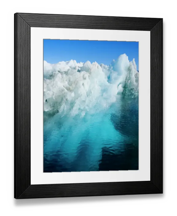 Framed Print : Landscape with icebergs in the Sermilik (Sermiligaaq) Icefjord in East Greenland. Ammassalik, Danish Territory Framed Print : Landscape with icebergs in the Sermilik (Sermiligaaq) Icefjord in East Greenland. Ammassalik, Danish Territory