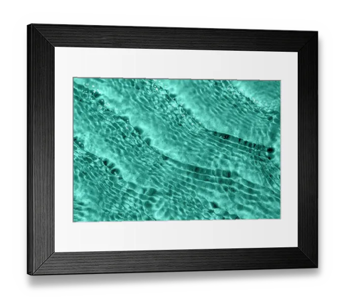 Framed Print : Ocean ripples on the sand Framed Print : Ocean ripples on the sand