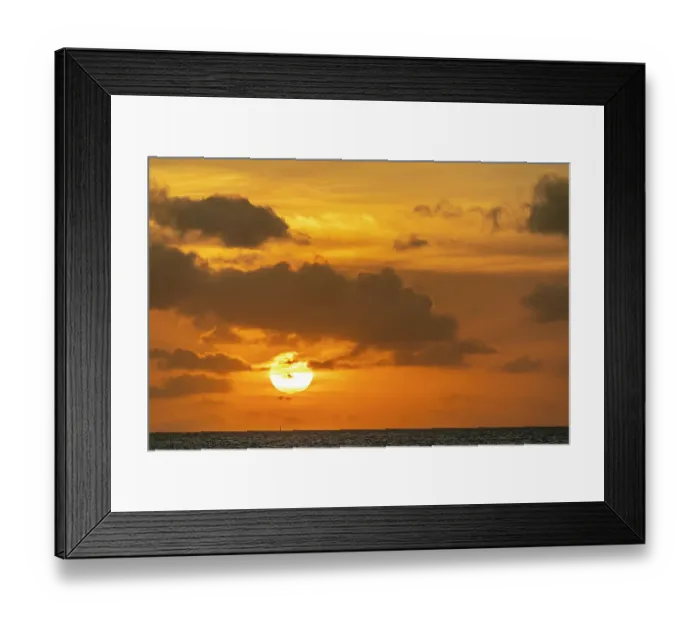 Framed Print : French Polynesia, Tikehau Atoll. Sunset on seascape. ©Cathy & Gordon Illg / Jaynes Gallery / DanitaDelimont.com Framed Print : French Polynesia, Tikehau Atoll. Sunset on seascape. ©Cathy & Gordon Illg / Jaynes Gallery / DanitaDelimont.com
