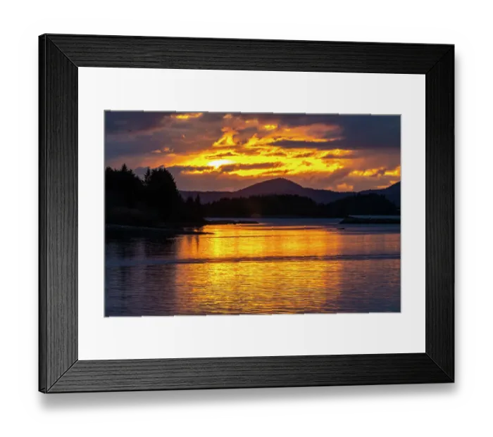 Framed Print : USA, Alaska, Sitka. Sunset on ocean and mountain landscape. ©Cathy & Gordon Illg / Jaynes Gallery / DanitaDelimont.com Framed Print : USA, Alaska, Sitka. Sunset on ocean and mountain landscape. ©Cathy & Gordon Illg / Jaynes Gallery / DanitaDelimont.com