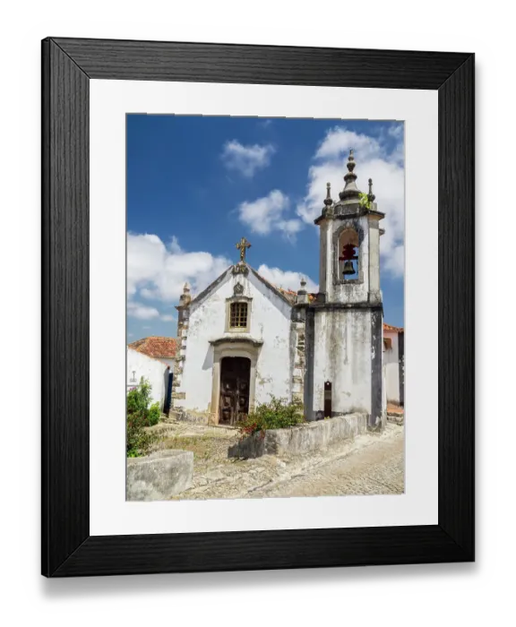 Framed Print : Portugal, Obidos. Capela de Nossa Senhora de Monserrate church Framed Print : Portugal, Obidos. Capela de Nossa Senhora de Monserrate church